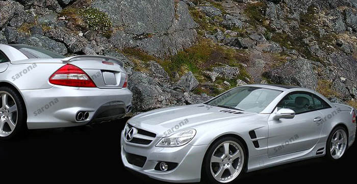 Custom Mercedes SL  Convertible Body Kit (2009 - 2012) - $3900.00 (Manufacturer Sarona, Part #MB-065-KT)
